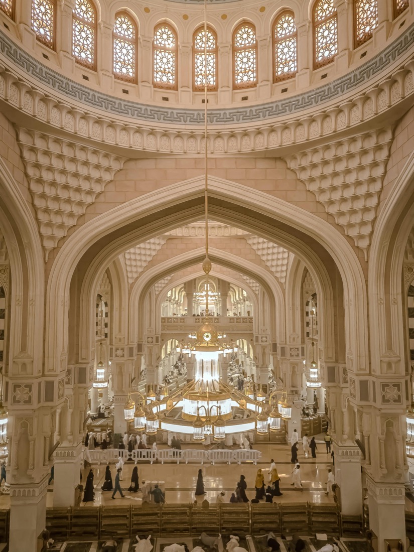 Pilgrims in prayer